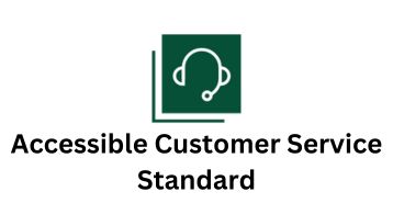 Accessible Customer Service icon of a single person.